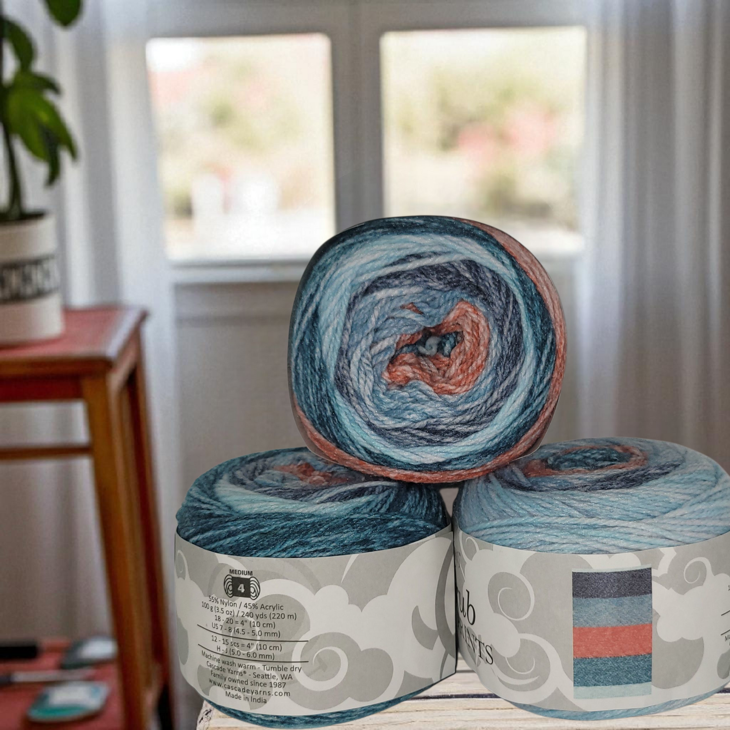Cherub Aran Prints Acrylic Blend Yarn in Beautiful Colors