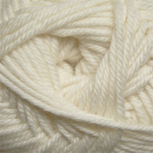 220 Superwash Merino Wool in Cream — 100% Superwash Merino Wool, Worsted weight, 220-yard skein