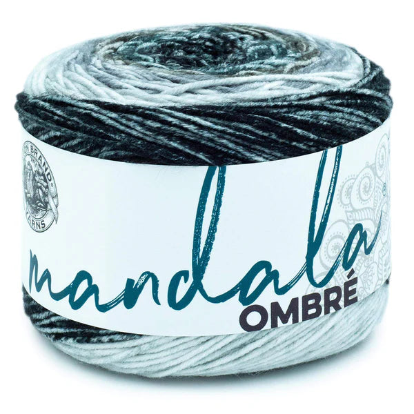 Mandala Ombre Worsted Weight Self Striping Yarn