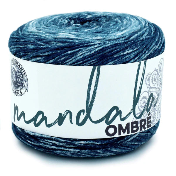 Mandala Ombre Worsted Weight Self Striping Yarn