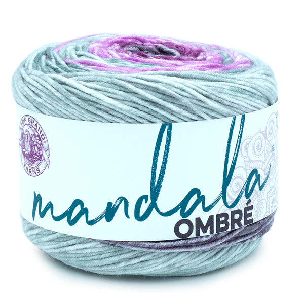Mandala Ombre Worsted Weight Self Striping Yarn
