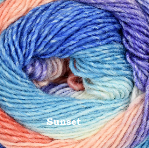 Colorburst Yarn - Premium DK Light Merino Wool Blend