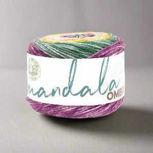 Mandala Ombre Worsted Weight Self Striping Yarn