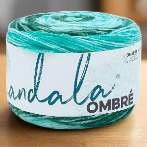 Mandala Ombre Worsted Weight Self Striping Yarn