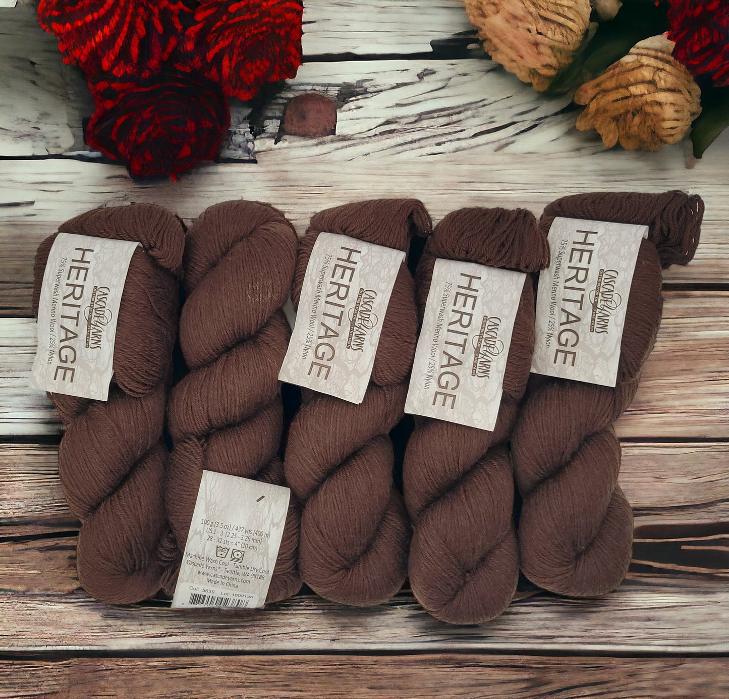 Heritage® Fingering Merino Wool Yarn