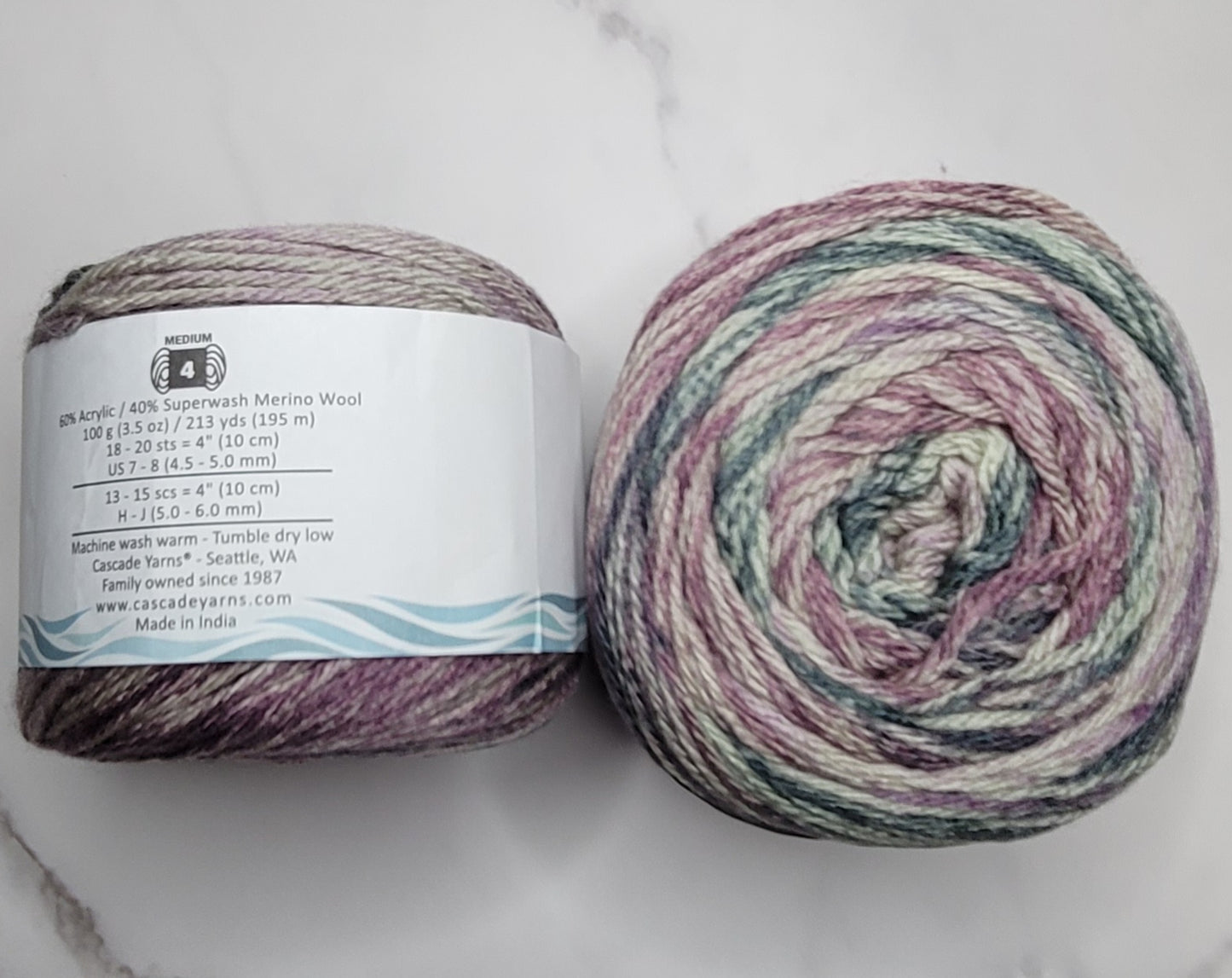 Cascade Pacific Prints Yarn Merino Wool Blend