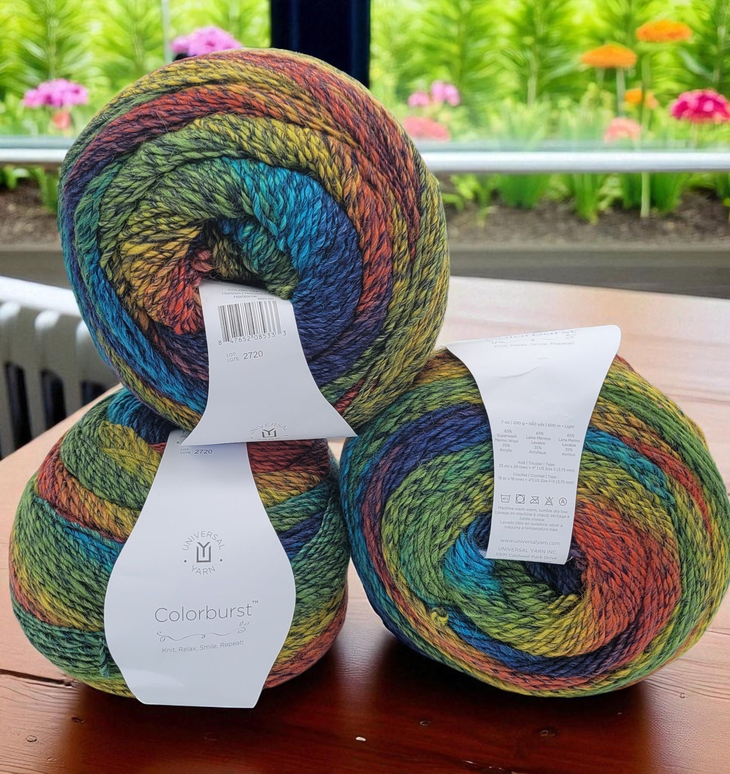 Colorburst Yarn - Premium DK Light Merino Wool Blend