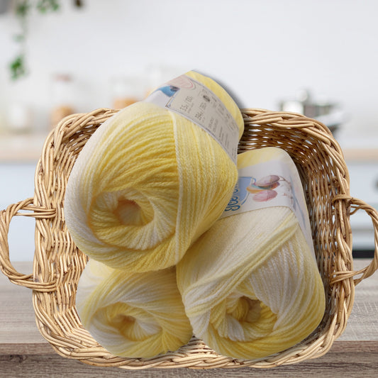 Lion Brand Ice Cream – 100% Acrylic Self‑Striping Yarn