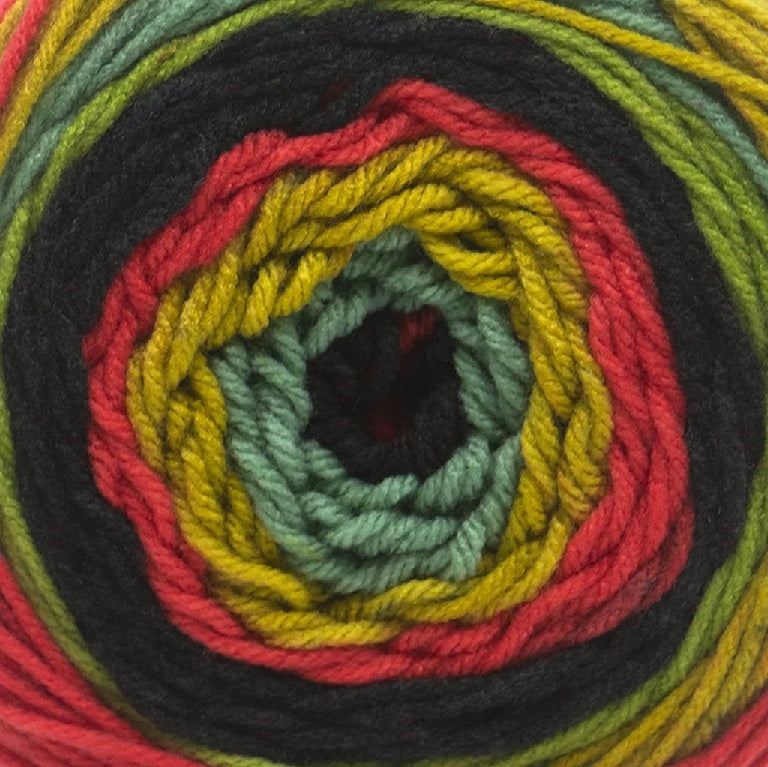 Anthem Rondo yarn in Mod — multicolored self-striping acrylic, 372 yard skein