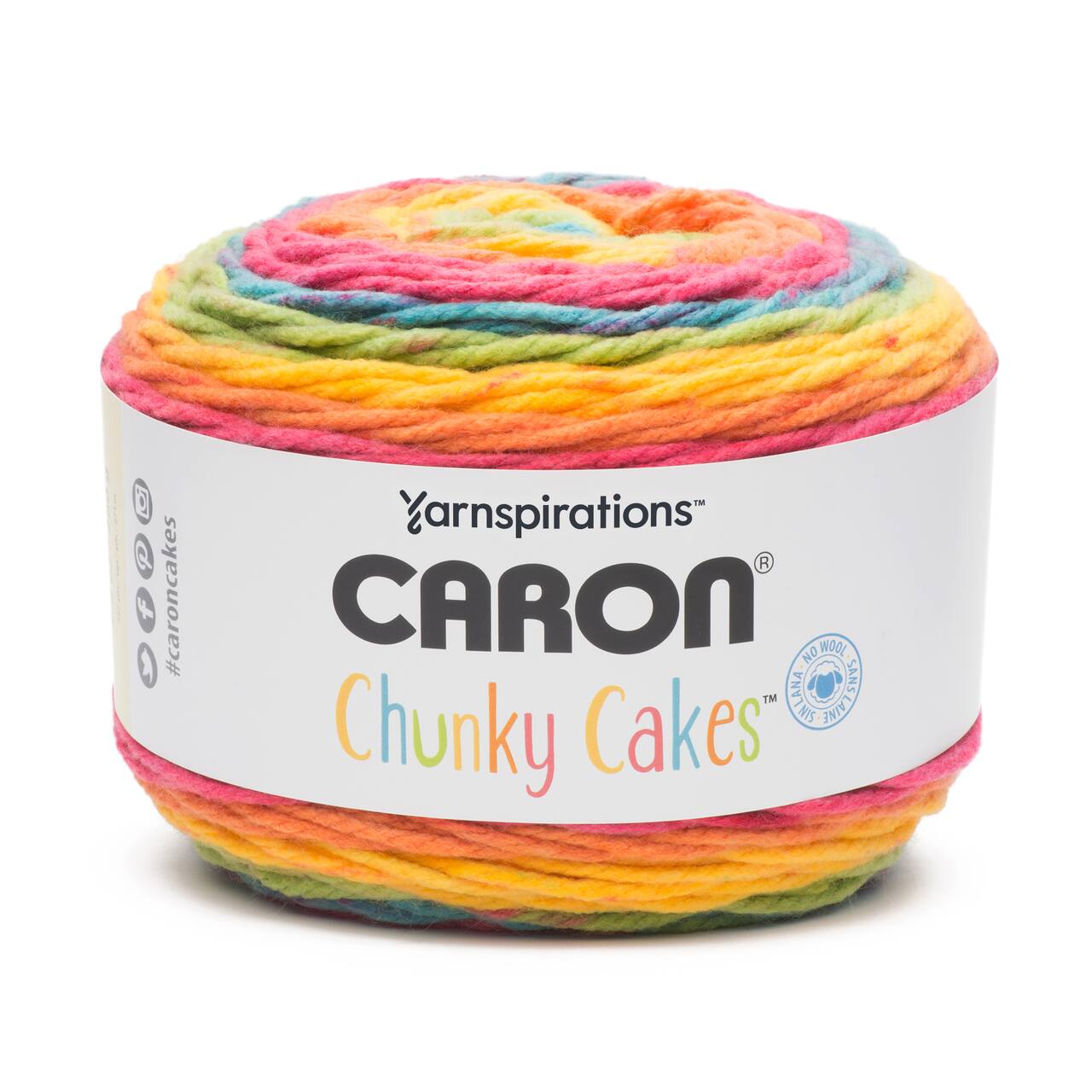 Caron Chunky Cakes – Super Bulky Self‑Striping Yarn