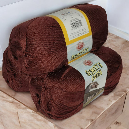 Schitt’s Creek acrylic yarn in Rosebud Motel, 372 yard skein