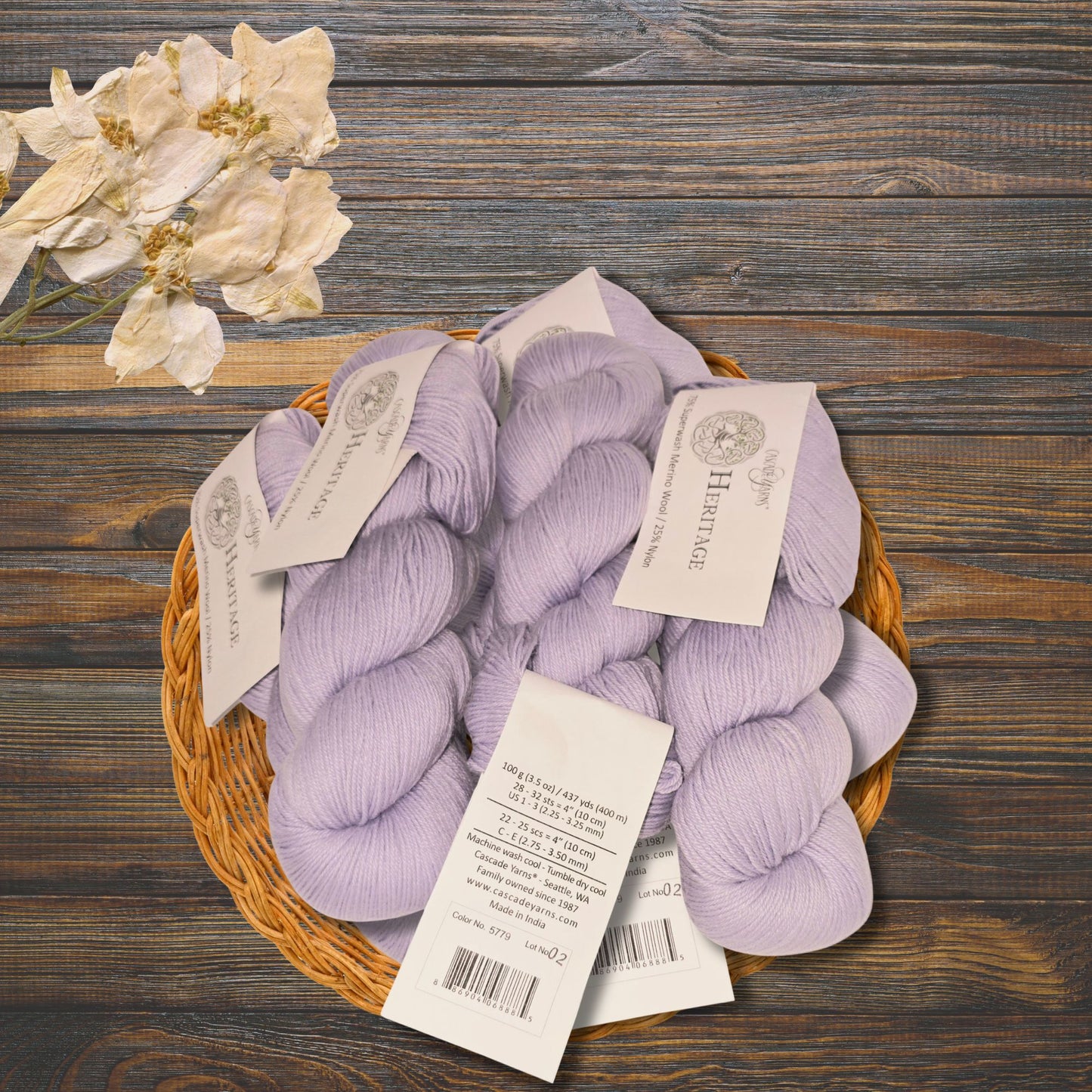 Heritage® Fingering Merino Wool Yarn