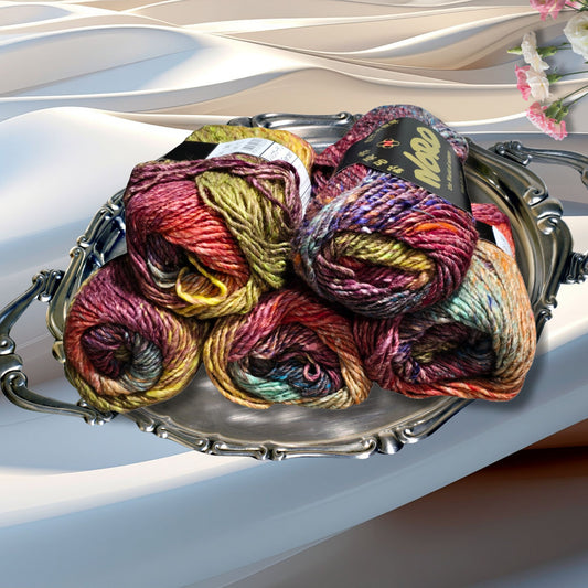 Noro Silk Garden, Japanese Imported Yarn, Silk/Mohair/Wool-110-yard skeins in Yokosuka-341